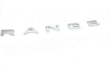 Slova na haubi " RANGE "
