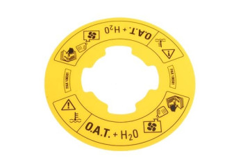 Nalepnica sa upozorenjem na posudi rashladnog sistema Freelander 1