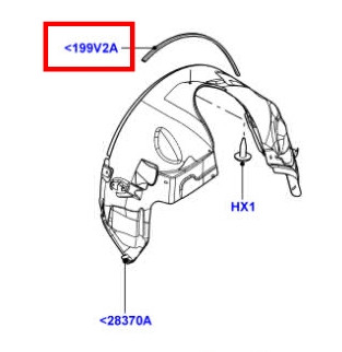 Leva zastitna guma oko ruba 